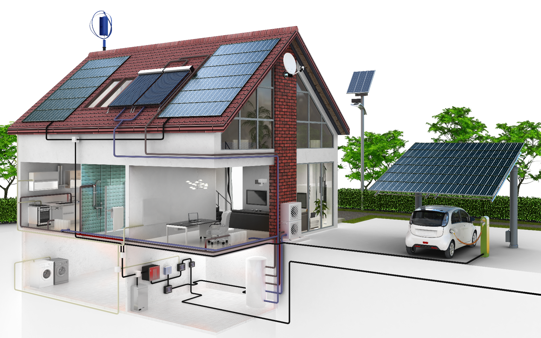 Modernes saniertes Haus